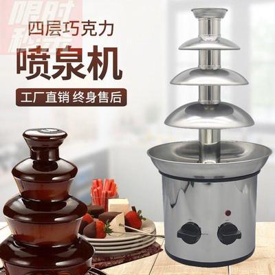 商用四層加巧克力噴泉機 多功能布瀑火鍋與熔漿機的創(chuàng)新應(yīng)用